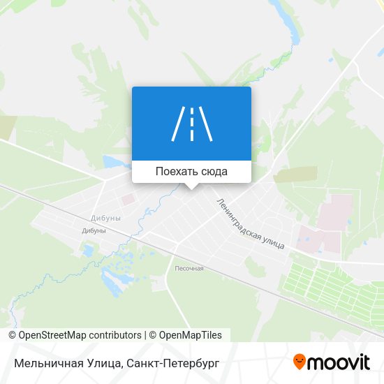 Карта Мельничная Улица