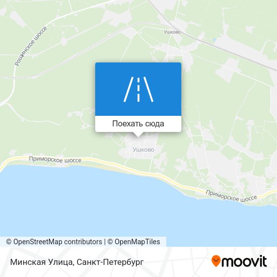 Карта Минская Улица