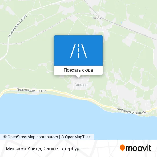 Карта Минская Улица