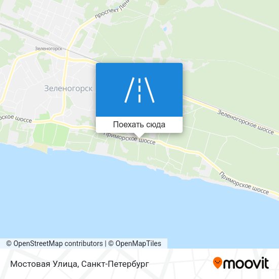 Карта Мостовая Улица