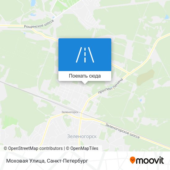 Карта Моховая Улица