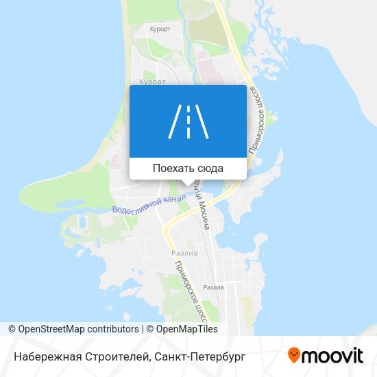 Карта Набережная Строителей