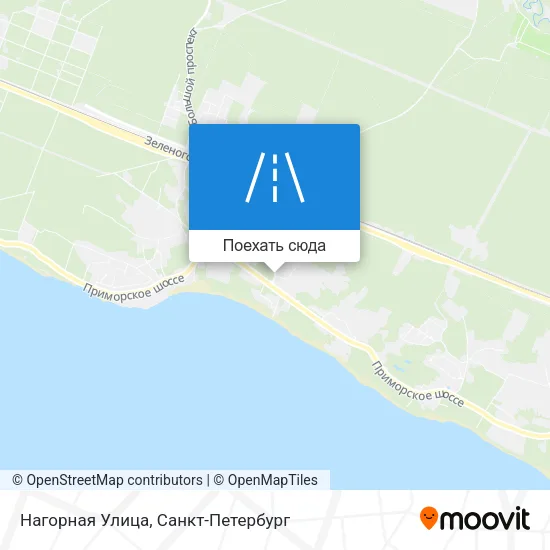 Карта Нагорная Улица