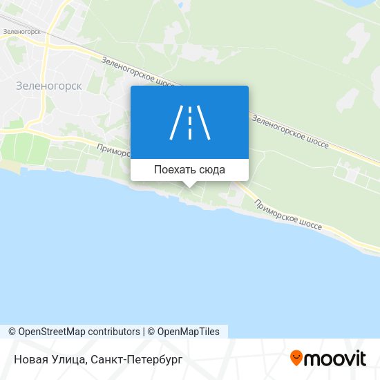 Карта Новая Улица