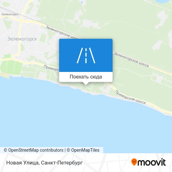 Карта Новая Улица