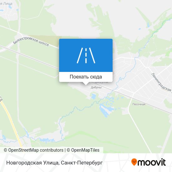 Карта Новгородская Улица