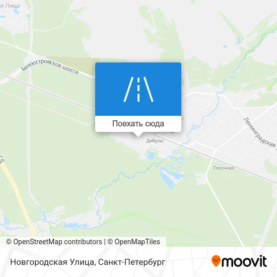 Карта Новгородская Улица