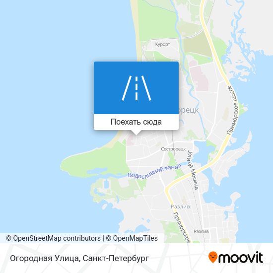 Карта Огородная Улица