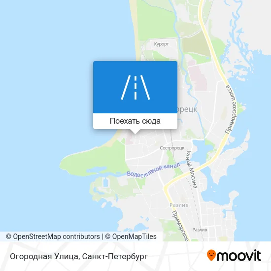 Карта Огородная Улица