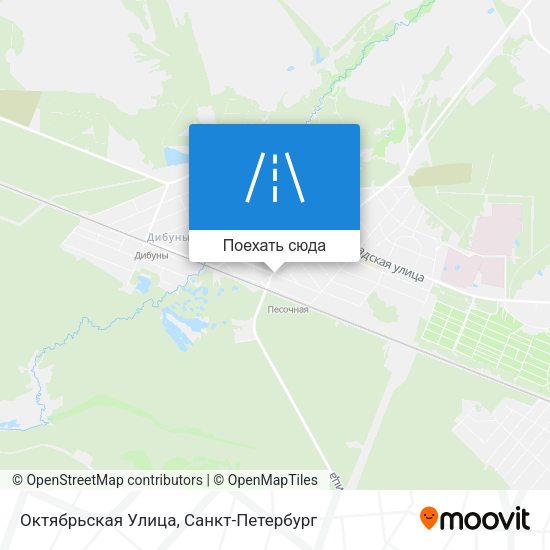 Карта Октябрьская Улица