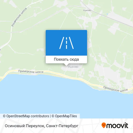Карта Осиновый Переулок