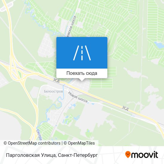 Карта Парголовская Улица