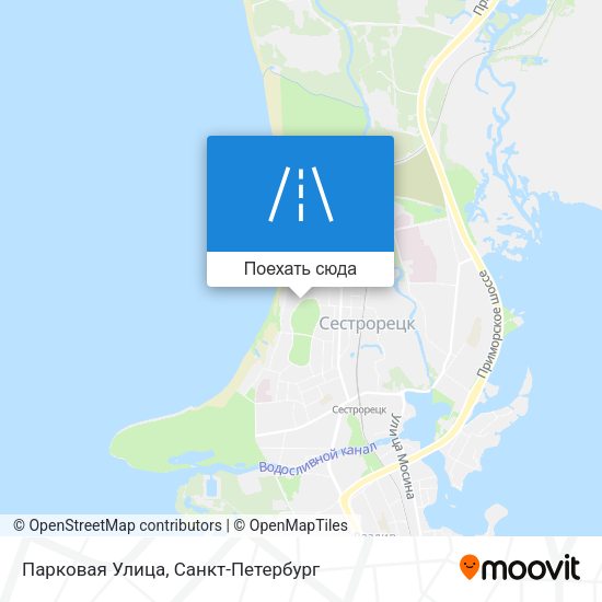 Карта Парковая Улица