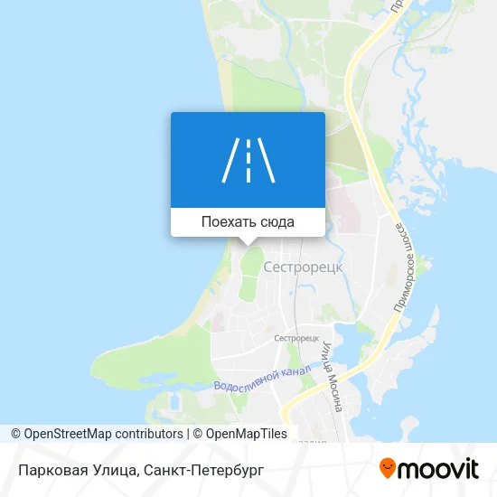 Карта Парковая Улица