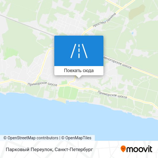 Карта Парковый Переулок