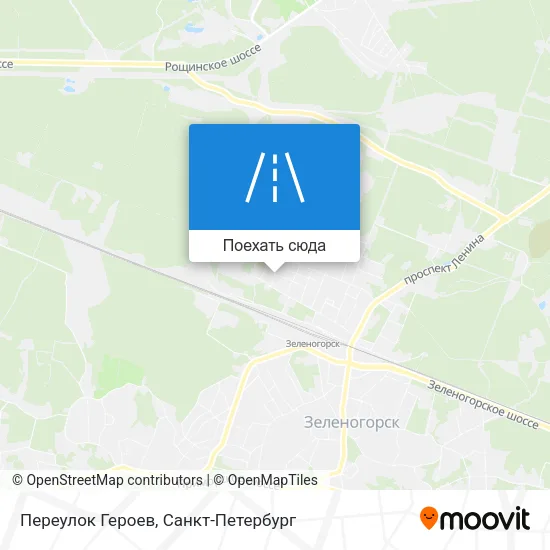 Карта Переулок Героев
