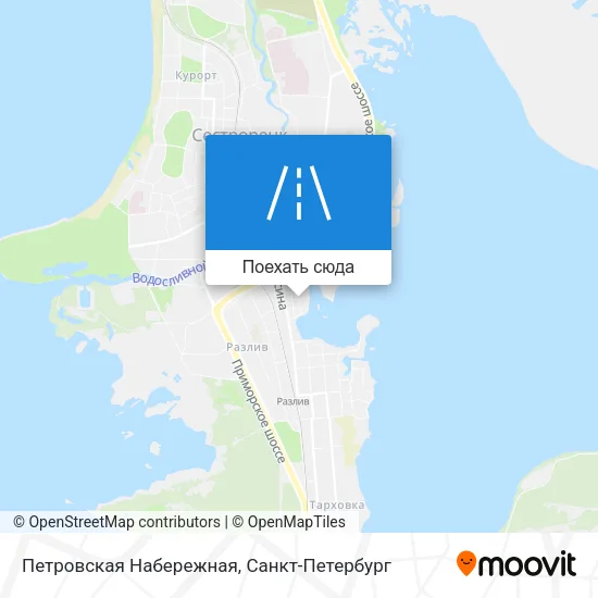 Карта Петровская Набережная
