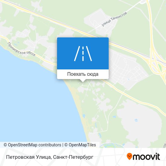 Карта Петровская Улица