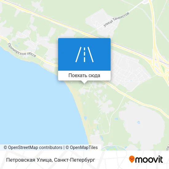 Карта Петровская Улица
