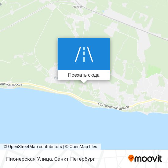 Карта Пионерская Улица