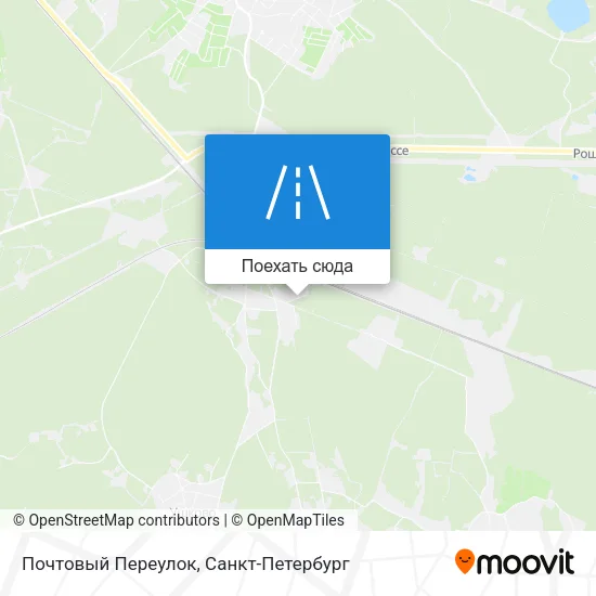 Карта Почтовый Переулок