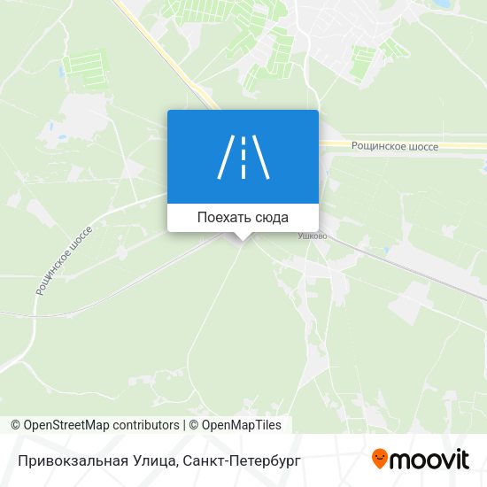 Карта Привокзальная Улица