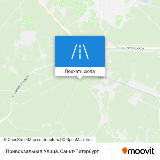 Карта Привокзальная Улица