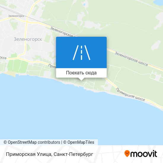 Карта Приморская Улица