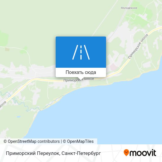 Карта Приморский Переулок
