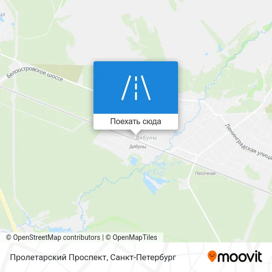 Карта Пролетарский Проспект