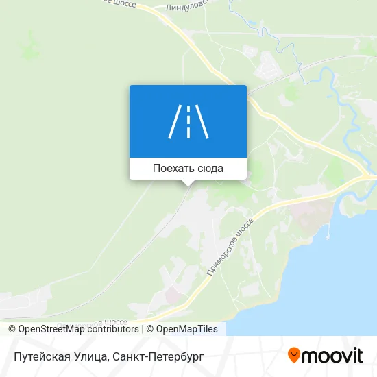 Карта Путейская Улица