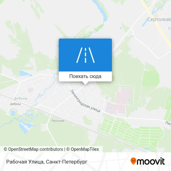 Карта Рабочая Улица