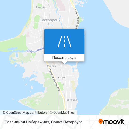 Карта Разливная Набережная