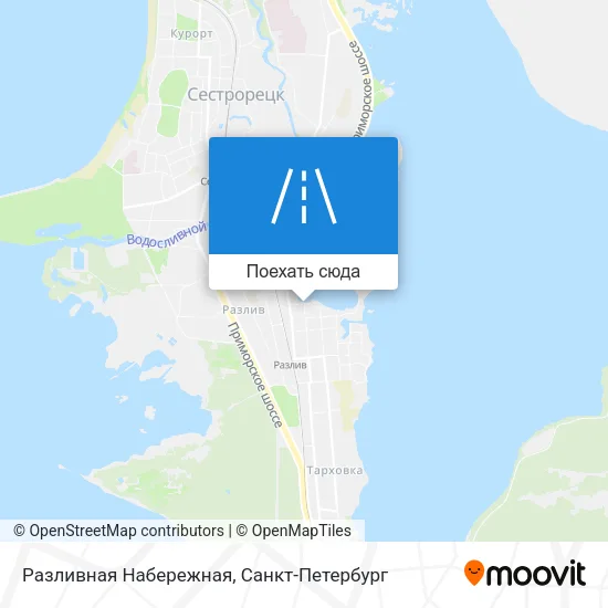 Карта Разливная Набережная