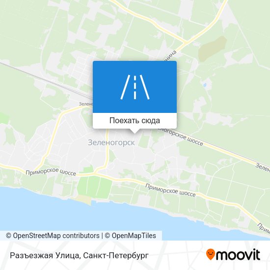 Карта Разъезжая Улица