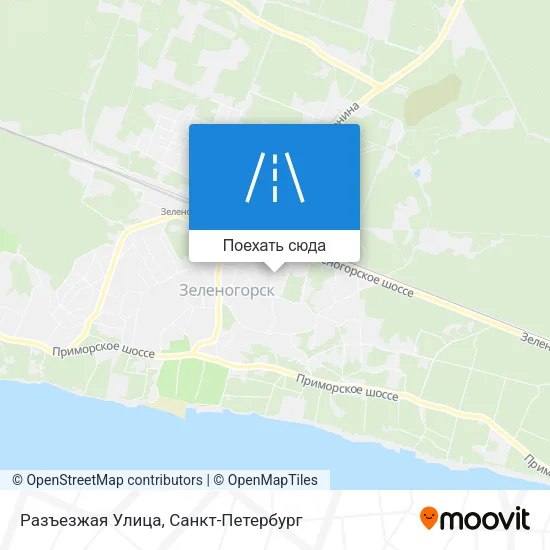 Карта Разъезжая Улица