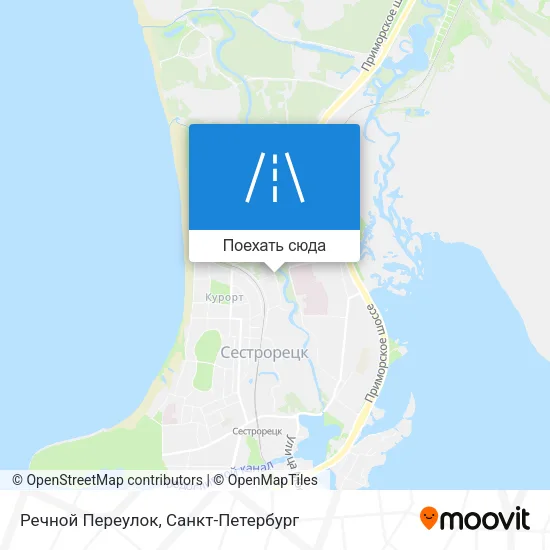 Карта Речной Переулок