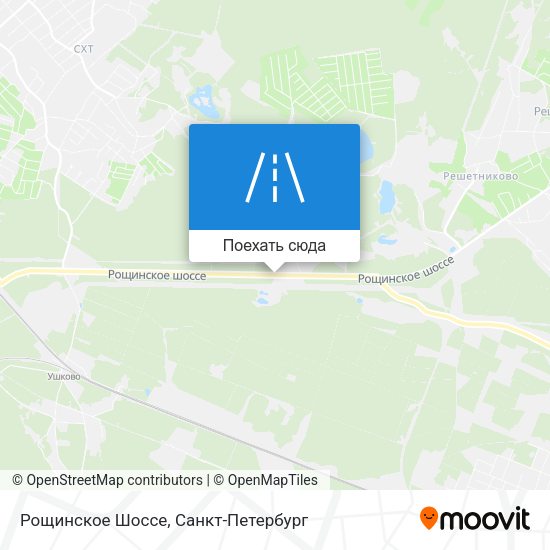 Карта Рощинское Шоссе