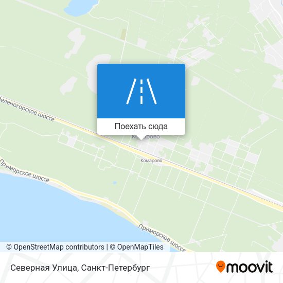 Карта Северная Улица