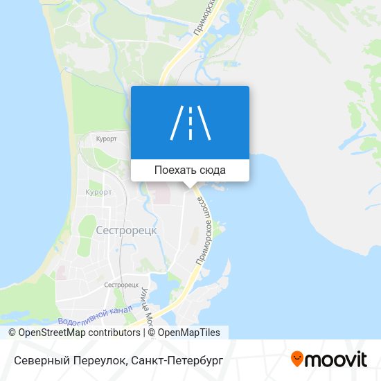 Карта Северный Переулок