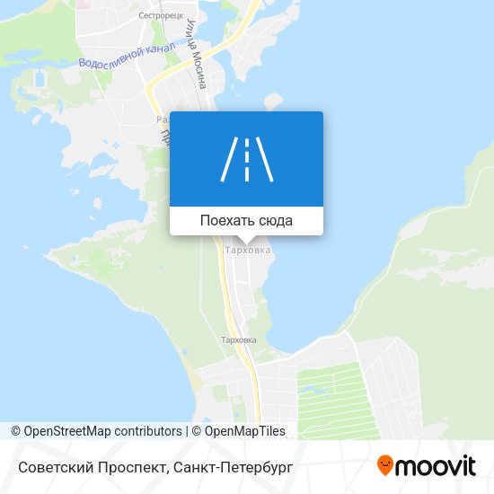Карта Советский Проспект