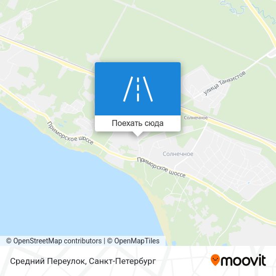 Карта Средний Переулок