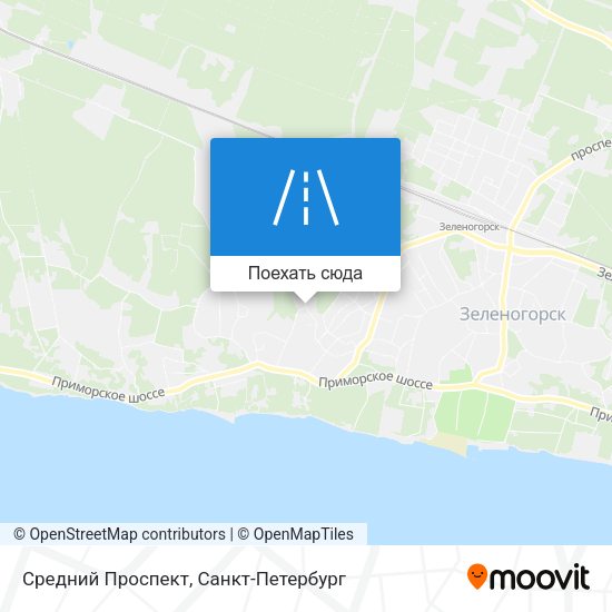 Карта Средний Проспект