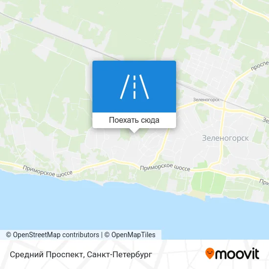 Карта Средний Проспект