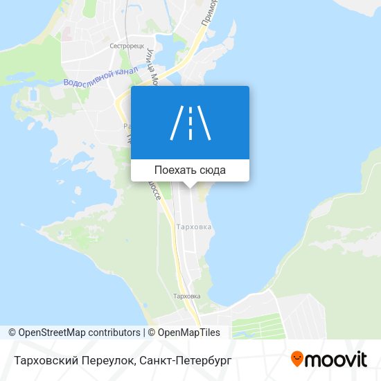 Карта Тарховский Переулок