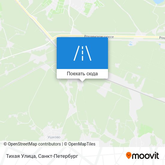 Карта Тихая Улица