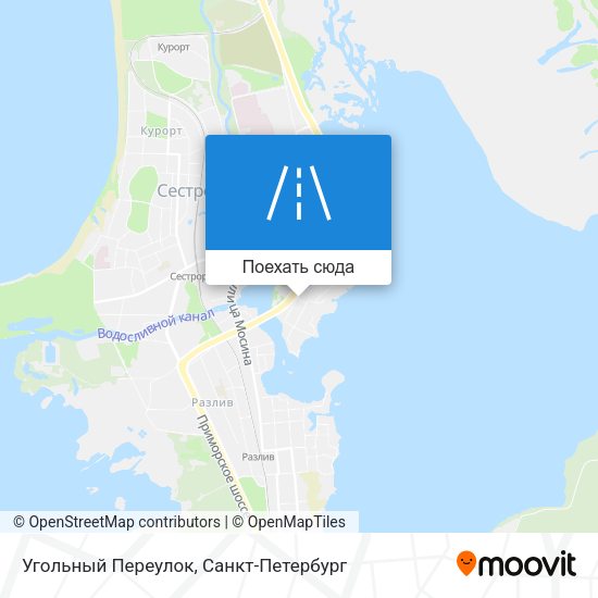 Карта Угольный Переулок