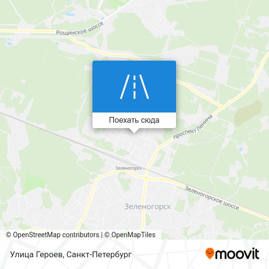 Карта Улица Героев