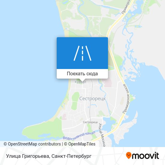 Карта Улица Григорьева