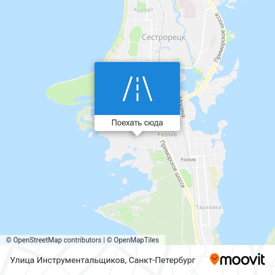Карта Улица Инструментальщиков